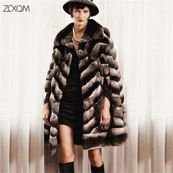 

rex warm jacket midlength high luxury shawl winter women natural real fur coat y201012, Black