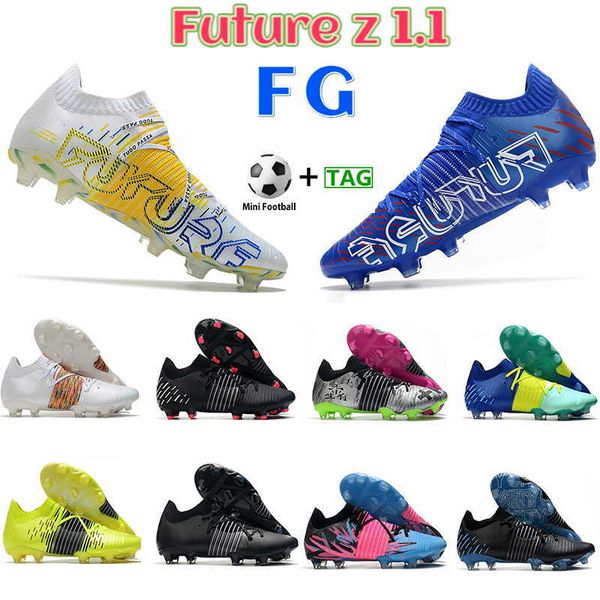 

2022 future z 1.1 fg football shoes men soccer shoe bluemazing white yellow blue multi black sunblaze pink mens sports sneakers