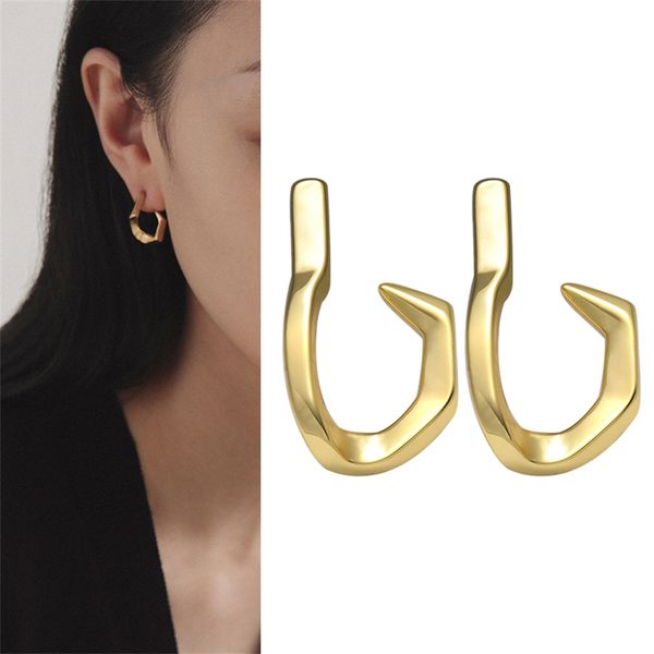 

designer jewelry for women luxury hoop cc earrings charms stud 2022 luxury christmas gift female korean fashion retro party popular girl acc, Golden;silver