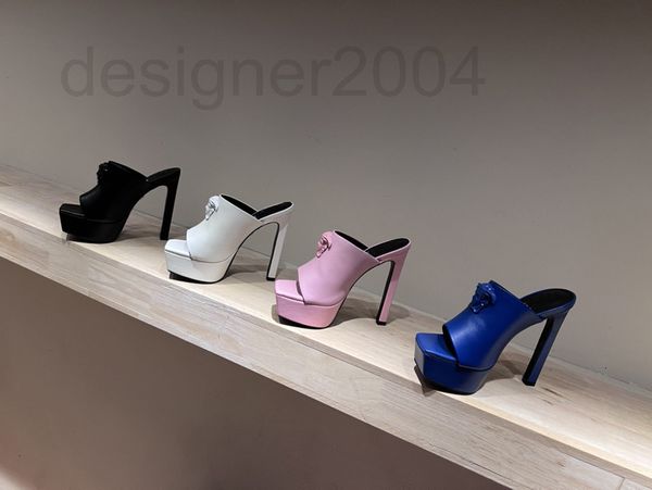 

sandals designer in summer 2022 the new square head waterproof platform with t a9j1, Black