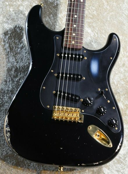 Custom Shop LTD 1960 St Relic MH GH Black/Black Paisley #GGb10 Chitarra elettrica