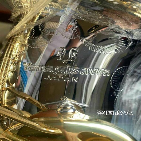 

brand new yanagisawa a-wo37 alto saxophone nickel plated gold key professional super play sax mouthpiece with case2876