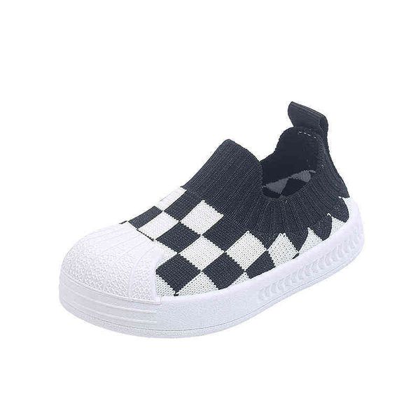 

cnfsnj 2021 new girls boys mesh breathable sneakers children shoes for kids flats heels summer running shoe little kid big kid g220527, Black;red