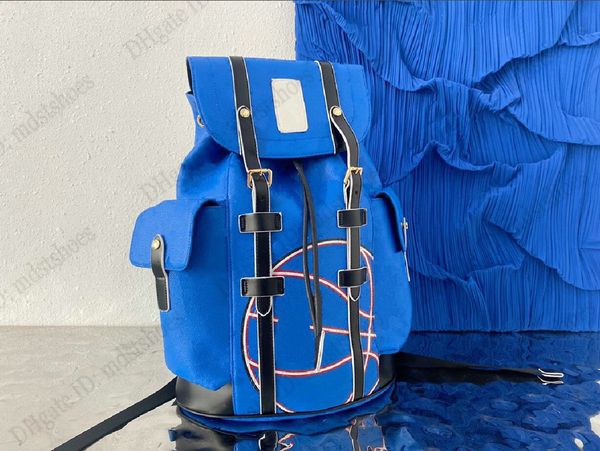 

m21104 chriser mm backpack cooperation basketball bag embossed monograms taurillon leather limited edtion luxurys backpack