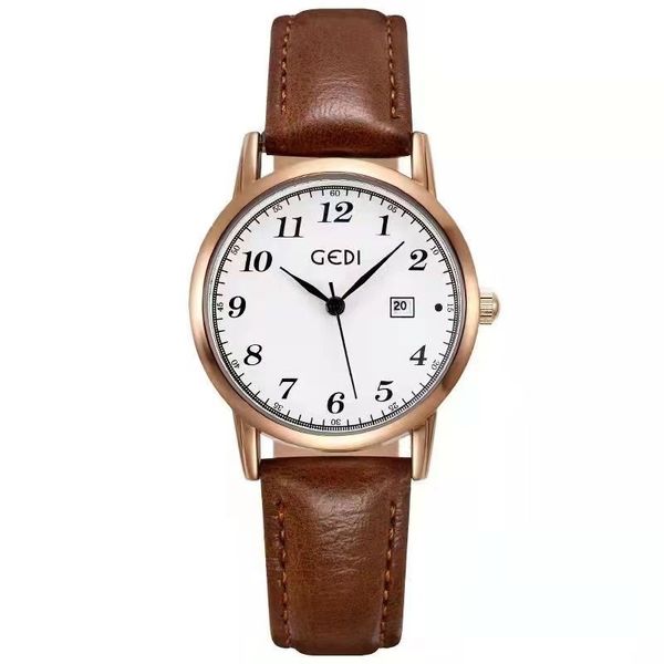 

luxury womens watches ladies designer watch korean fashion calendar casual temperament waterproof quartz student women watch fhfg, Slivery;golden