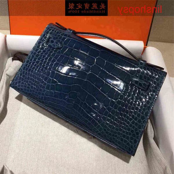 

designer herme bags kely bags handmade real crocodile skin mini a generation of female hand s 3avy