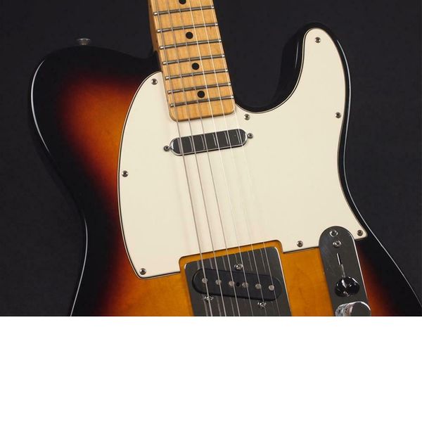 

standard tele maple fingerboard brown sunburst electric guitar