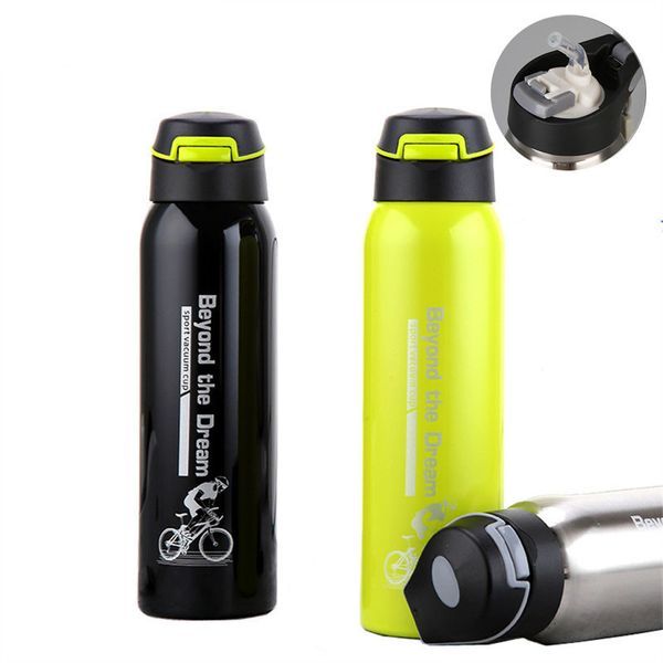 

500ml bpa insulated sports outdoors auto mug coffee cup stainless steel thermos water bottle vacuum flask travel tea mug 220509