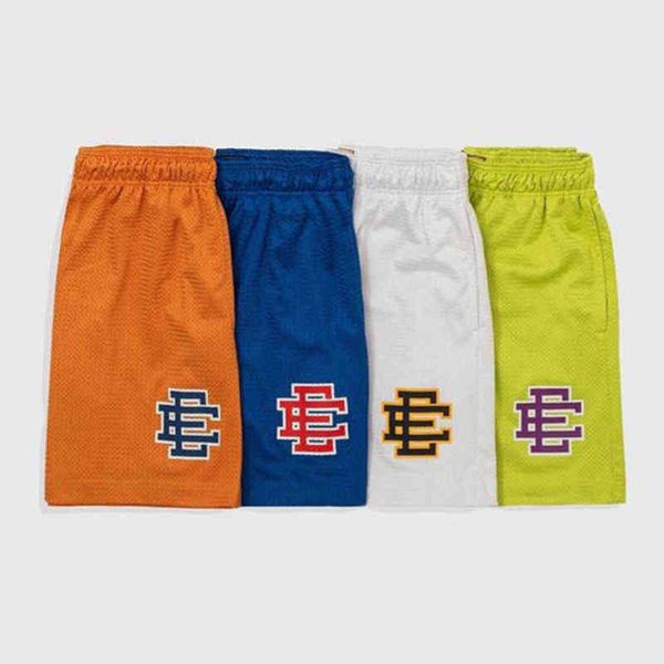 

fashion shorts luxury men's brand summer eric emanuel ee basic short designers newyork city skyline fitness beach breathable women mesh, White;black