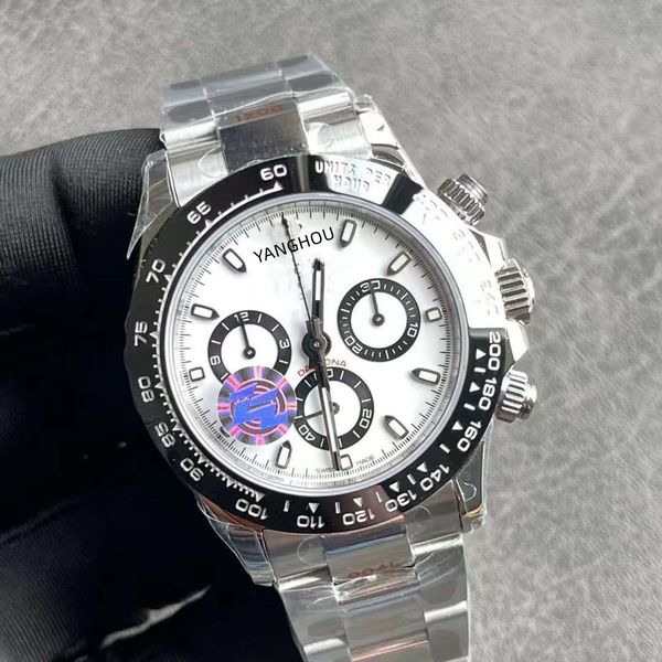 

zzf automatic cal.7750 movement watch 904l steel chronograph mens ceramic bezel thickness 12.2mm 116500 cosmograph men sport 116506 eta n sw, Slivery;brown