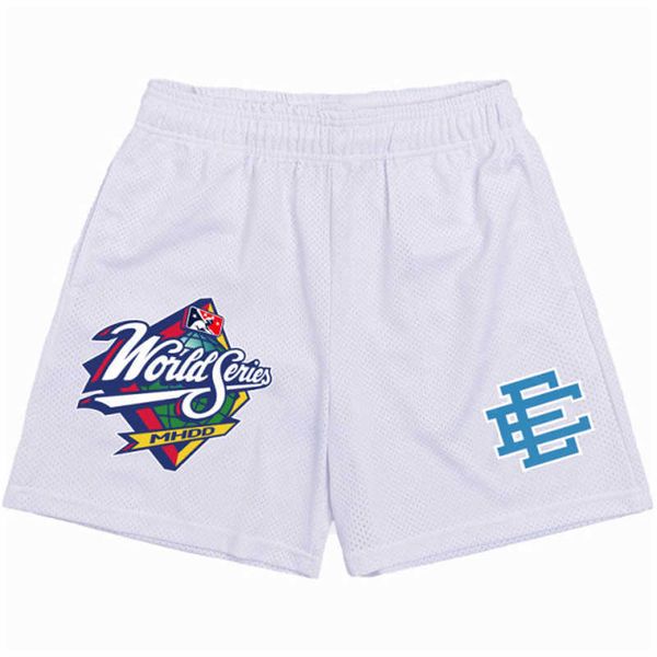 

eric emanuel ee 2022 fashion shorts for men and women casual fitness sports beach mesh breathable basketball training running ldc2, White;black
