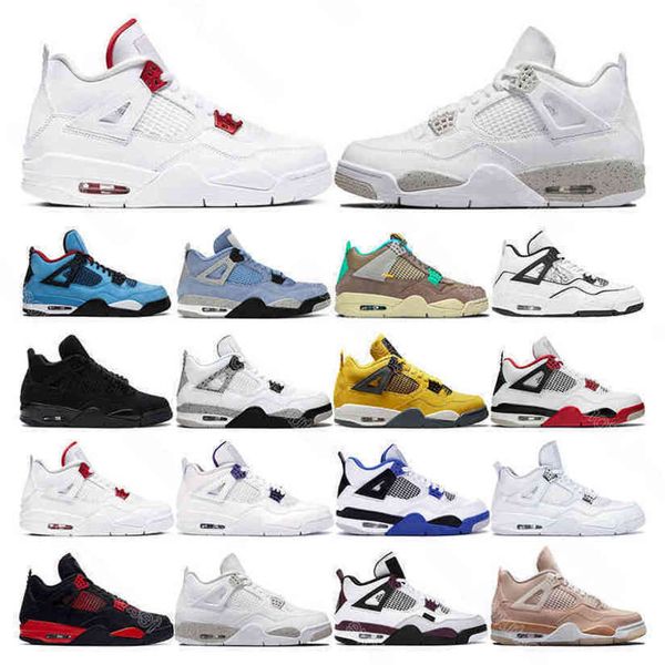 

white oreo st quality jordns men basketball shoes 4s diy 4 black cat fire red thunder desert moss taupe haze motorsports women mens trainers