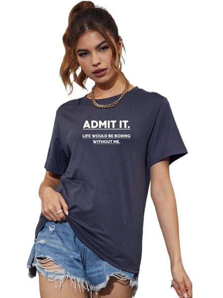 

slogan graphic tee r7yf#, White