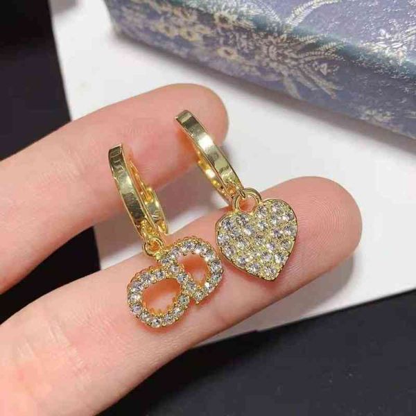 

new pearl earrings women's red versatile earrings with celebrities exclusive design jewel, Golden