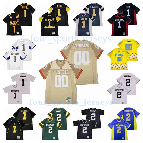 Versione cinematografica Maglie da football americano 00 Craig Venkman 1 Fitzgerald Bell Michel Taylor Diggs Gurley 2 Henry Collins Vander Esch Ryan