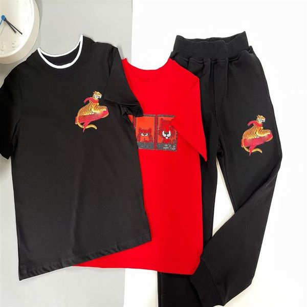 

5pcs/lot baby girls t-shirt kids children clothing tiger red black brand outfit girl tee shirt215k, Blue