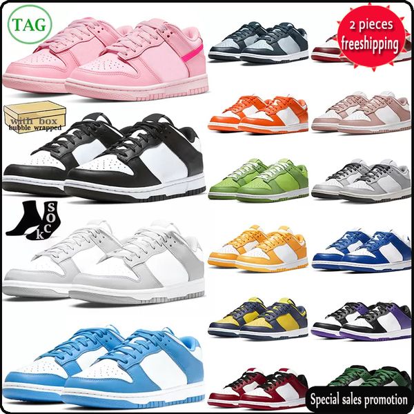 

with box panda pink sb dunks casual shoes men women white black unc grey fog team green syracuse sail mens trainers dunked womens outdoor
