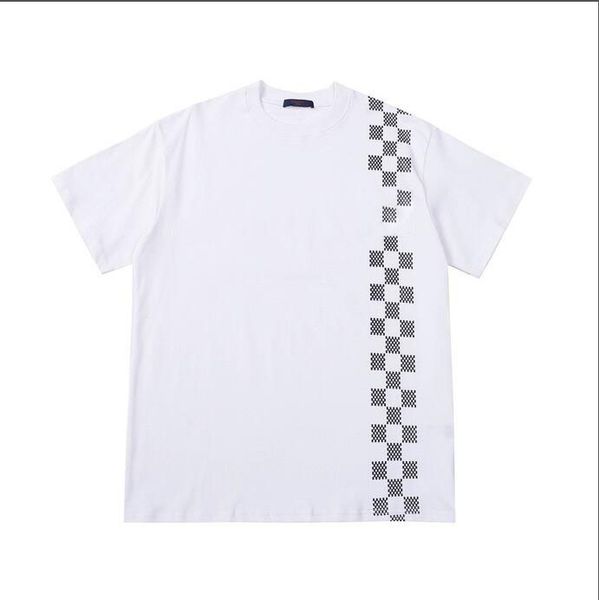 

2022fashion mens designer t shirt womens letter print short sleeve round neck cotton tees polo size s-2xl89, White;black