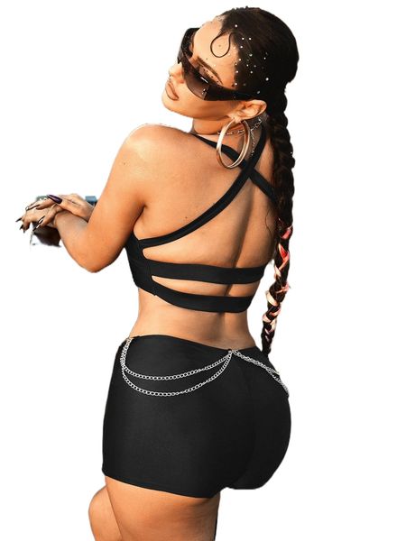 

plain square neck bikini swimsuit 47bp#, White;black