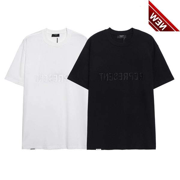 

2022fear of god double thread essentials new chest letter glue pressing short sleeve for men and women, White;black