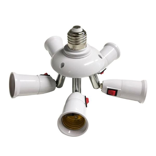 Supports de lampe Bases Base Splitter 3/4/5 Têtes Adaptateur Convertisseur Socket LED Y Forme Ampoule Vis HolderLamp