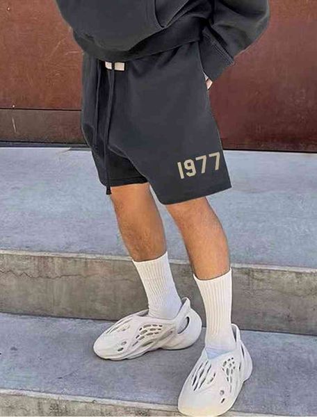 

g9 of god fog1977 large high street loose drawstring 2022 fashion design all-match men's and women's shorts trendy clothing, White;black