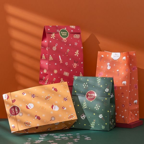 Weihnachten Süßigkeiten Geschenk Papiertasche Party Dekor