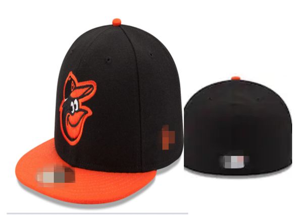 2022 O mais novo boné de beisebol da moda Orioles Hip-Hop gorras bones Esporte para homens e mulheres Chapéus ajustados planos H11