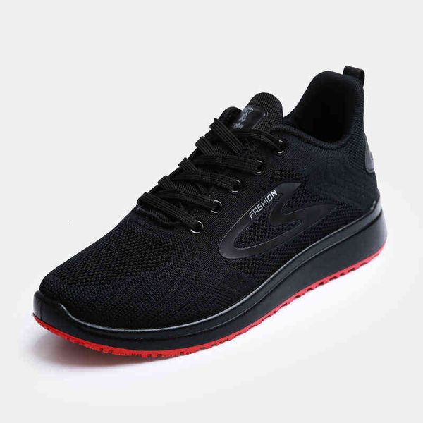 

antiskid shoes net cloth round head textile solid color sports antiskid chef 601-602, Black;brown