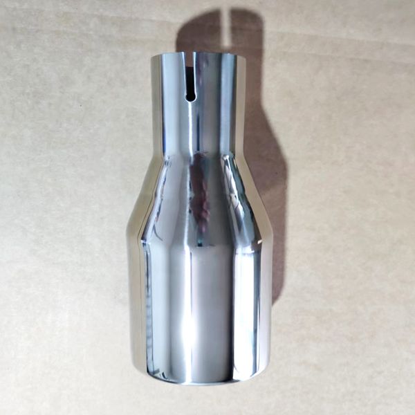 

stainless steel car model 89-63 exhaust pipe tail throat modified blue silver muffler single double pipe