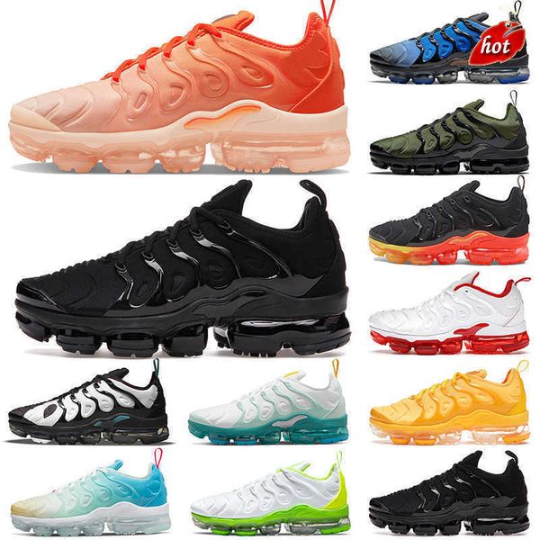 

plus tn running shoes tns men women triple black orange gradients volt yolk olive obsidian atlanta mens trainers outdoor sports sneakers