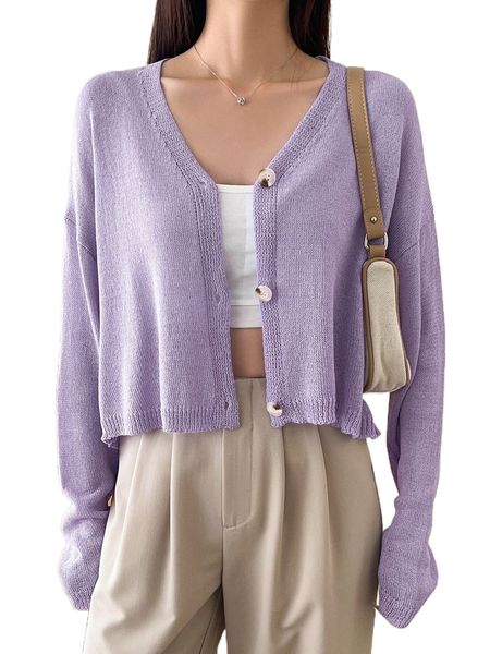 

dazy drop shoulder button front cardigan i0yg#, White;black