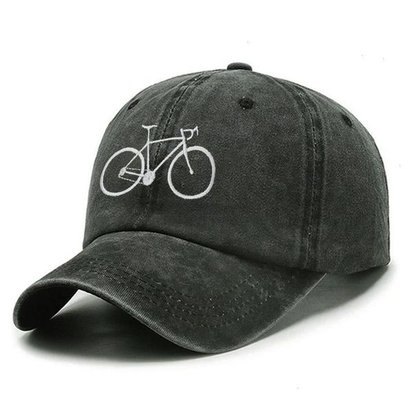 Berretto da baseball ricamo bicicletta cappelli di alta qualità in cotone lavato vintage per cappelli da golf cappello papà donna uomo Dropshipping
