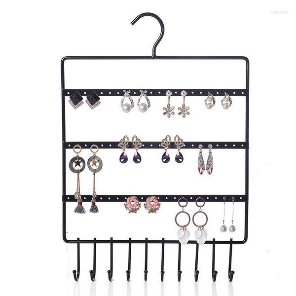 Schmuckbeutel Taschen 10 Haken Wand Ohrring Organizer Hängehalter Halskette Display Ständer Rack Kleiderbügel Wynn22