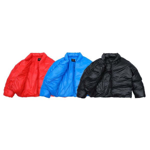 

men's down notabsent kanye's same winter american pu pigao street ins tide brand minority european and american cotton jacket, Black
