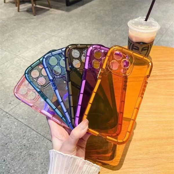 

phone cases luminous frame for iphone 13 12 11 pro max x xr xs 7 8 plus luxury luminous border protection cover soft shell men woman cell ph
