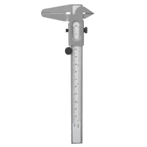 Alta precisione con calibro a corsoio in metallo a doppia scala Strumento di misurazione del calibro del micrometro 0-5 pollici / 0-120 mm Durevole