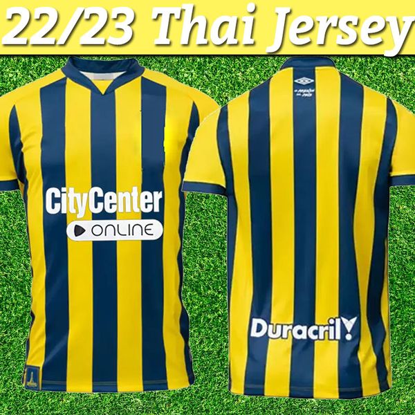 

22 23 rosario central mens soccer jerseys home football shirt short uniforms 2022 2023 thailand uniform .martinez lo celso, Black;yellow