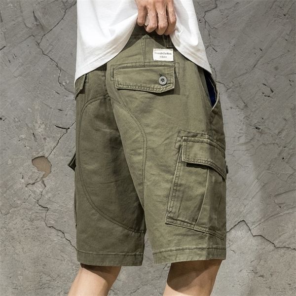 

mens overalls shorts mens cargo shorts army camouflage tactical joggers shorts men loose work casual short pants 220611, White;black