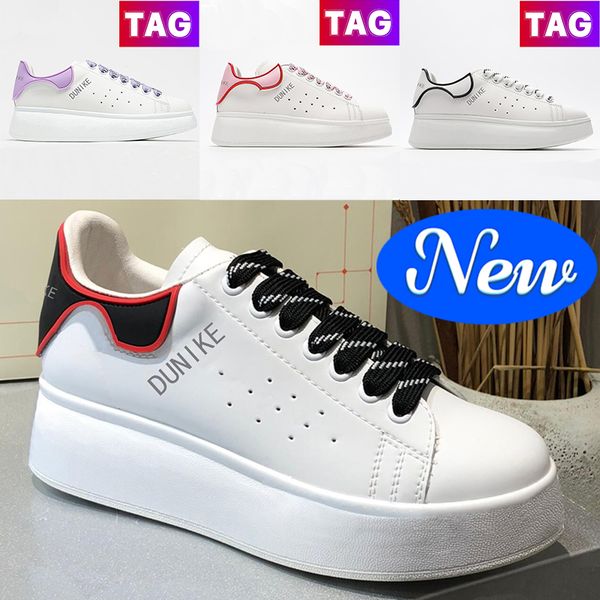 

2022 fashion sneaker platform casual shoes men women sneakers white blue black purple yellow burgundy pink red trim designer women green gre
