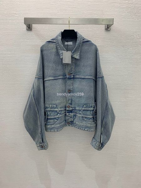 

women's jackets selected high-quality denim fabrics in autumn and winter, irregular arc hem jacket, men's women's clothing, Black;brown