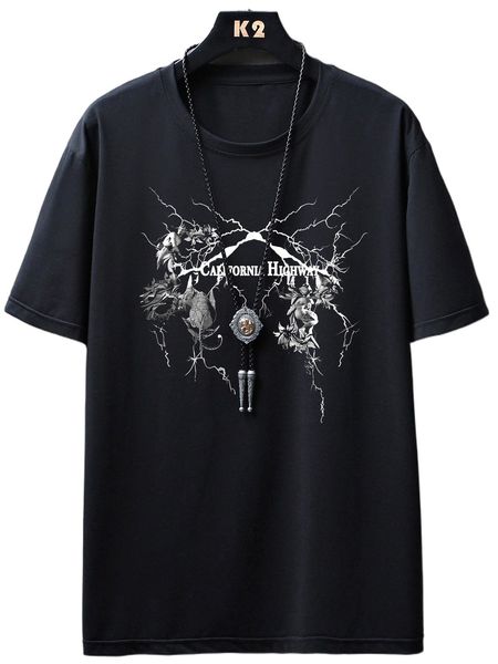 

romwe guys letter graphic tee r4ci#, White;black