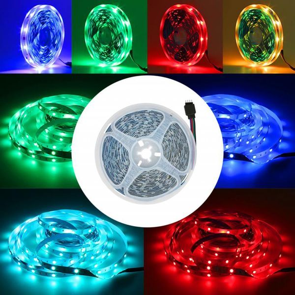 Streifen Aubess LED-Streifenlicht USB 12V RGB-LampenbandbeleuchtungTV-Computer Schlafzimmer Hintergrundbeleuchtung Urlaub Partydekoration DiodenbandLED-StreifenLED