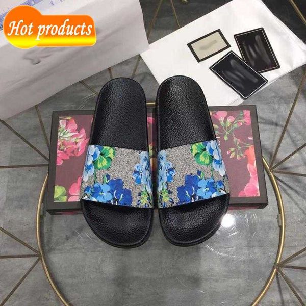 

designer slides men women slippers summer sandals beach slide flat platform ladies sandal bathroom home flip flops striped slipper with box, Black