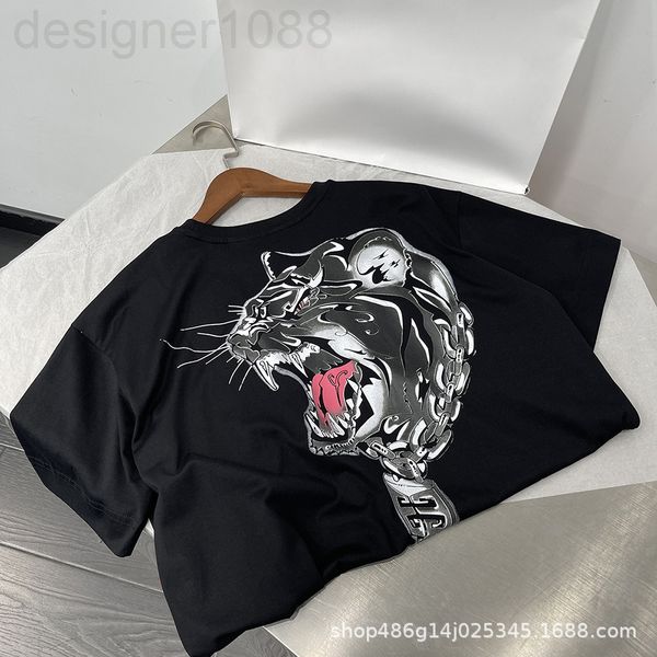 

men's t-shirts designer [correct version]g family spring and summer new year of the tiger limited series back classic head solid color, White;black