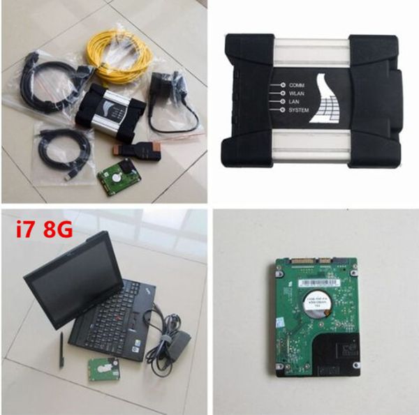 

3in1 auto diagnostic programming tool full set x201t i7 8g lapfor bmw icom next abc 1000gb hdd