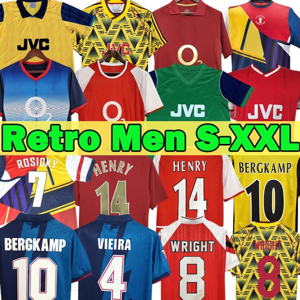 

retro 89 90 92 94 arsen pires highbury soccer jerseys henry reyes 71-79 jersey 1982 86 87 bergkamp adams persie 96 97 galla football shirt m, Black;yellow