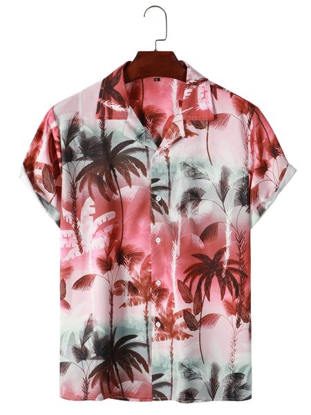 

men palm tree print shirt i0vn#, White;black
