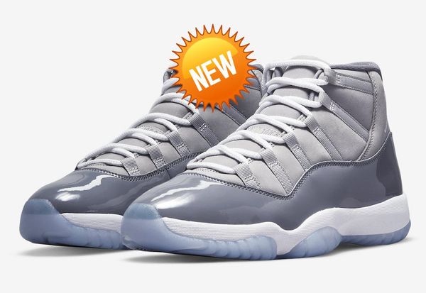 

2022 release authentic cool grey 11 11s outdoor shoes real carbon medium white ct8012 -005 women men retro sports sneakers with original box