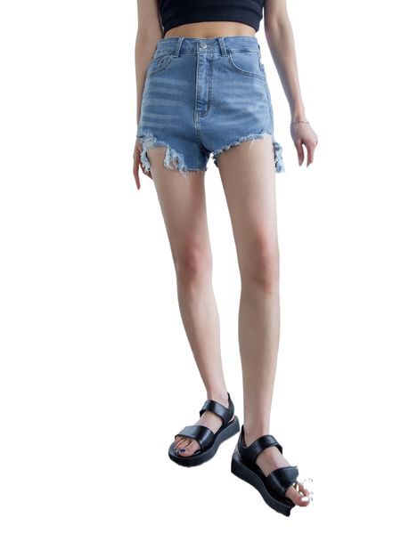 

dazy frayed hem denim shorts n1qc#, White;black